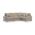 Birchley Soft Chenille LH Corner Sofa Linen from Roseland Furniture