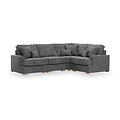 Birchley Soft Chenille LH Corner Sofa Heather from Roseland Furniture