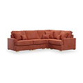 Birchley Soft Chenille LH Corner Sofa Terra from Roseland Furniture