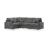 Birchley Soft Chenille RH Corner Sofa Terra from Roseland Furniture