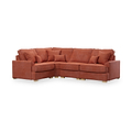 Birchley Soft Chenille RH Corner Sofa Terra from Roseland Furniture