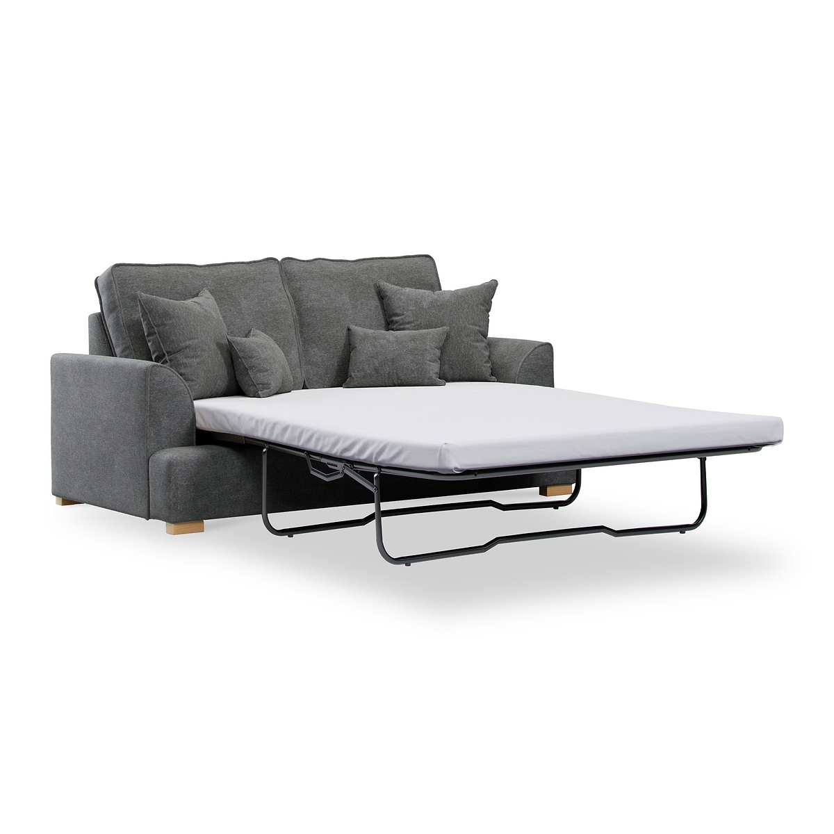 Birchley Soft Chenille 2 Seater Sofabed Heather from Roseland Furniture