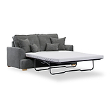 Birchley Soft Chenille 2 Seater Sofabed Heather from Roseland Furniture