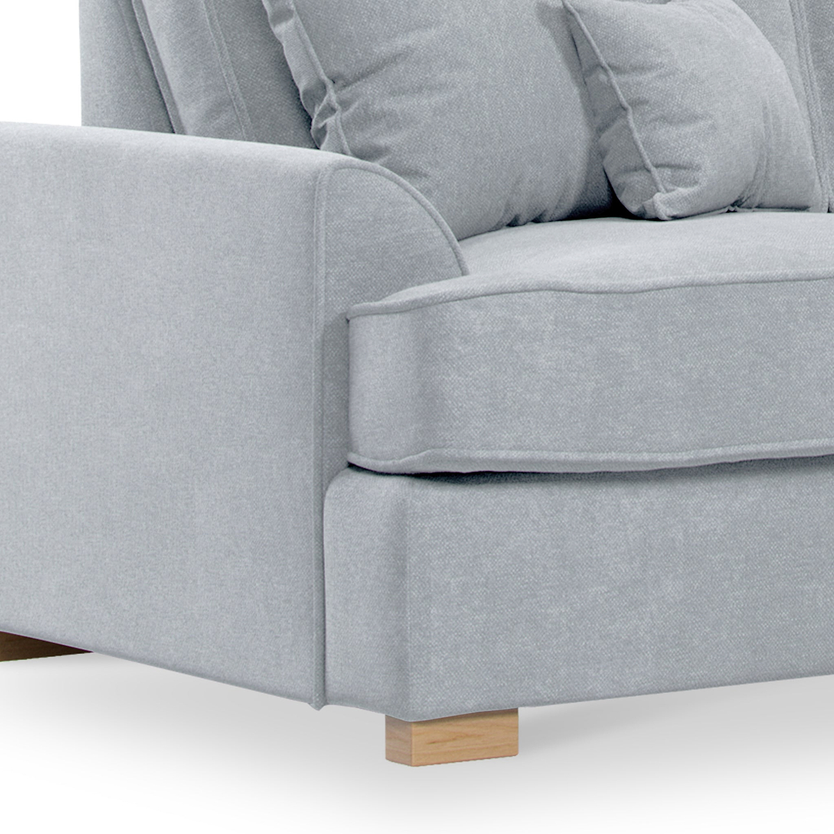 Birchley Ice Sofa / Armchair foot close up