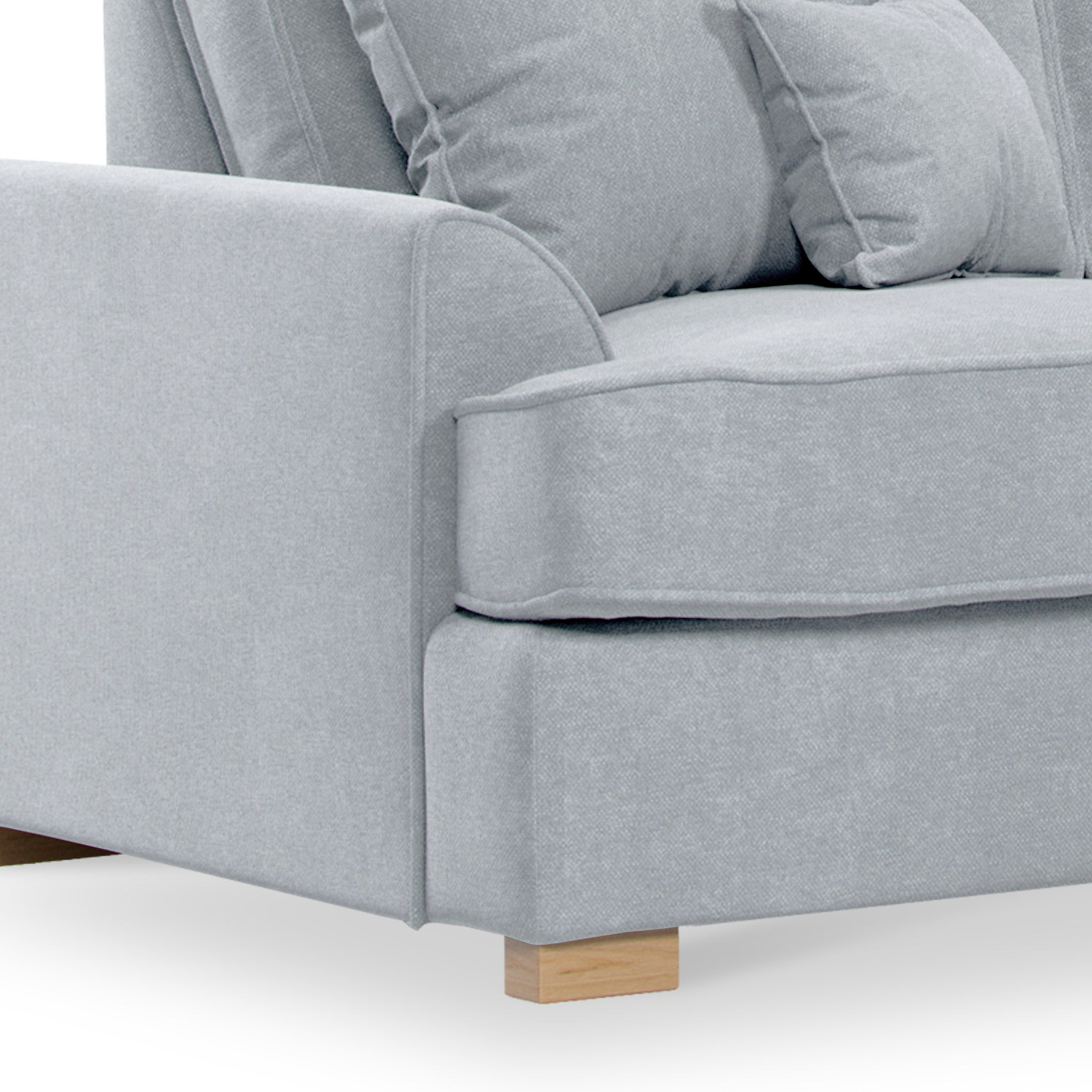 Birchley Ice Sofa / Armchair foot close up
