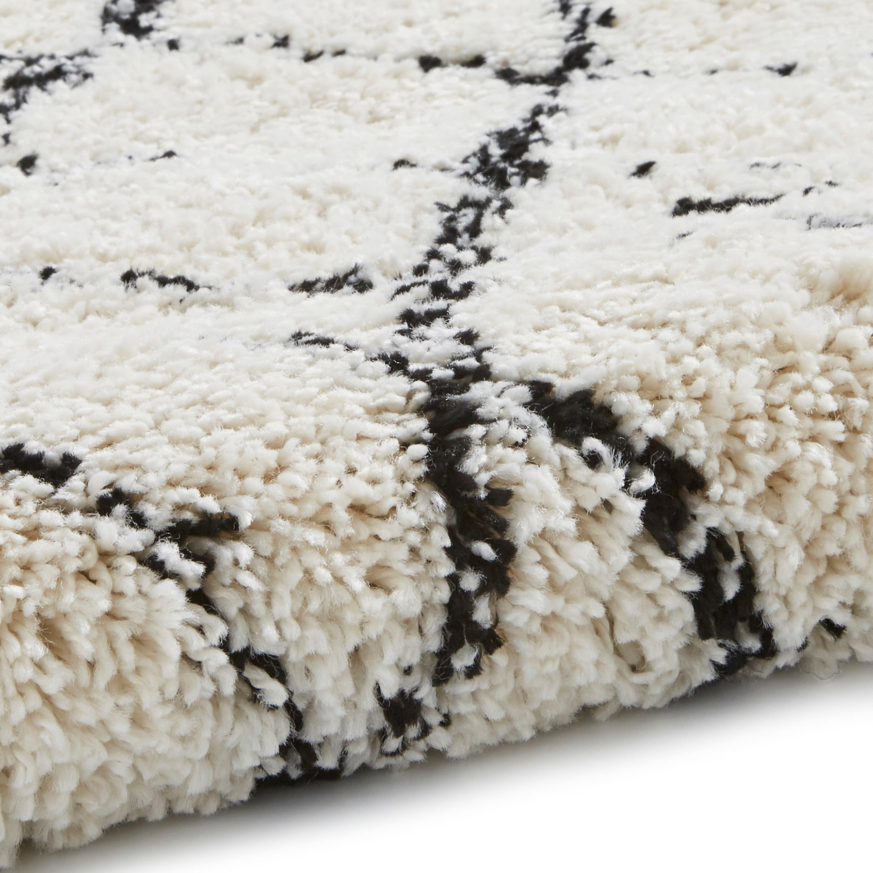 Edie Boho Abstract Shaggy Rug