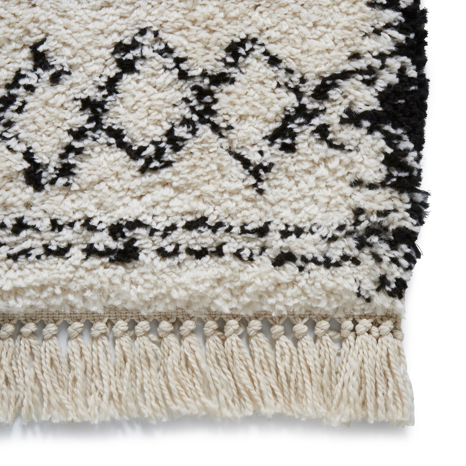 Edie Boho Abstract Shaggy Rug