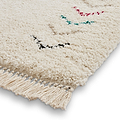 Edie Boho Multi Coloured Chevron Shaggy Rug