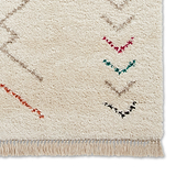 Edie Boho Multi Coloured Chevron Shaggy Rug