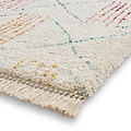 Edie Boho Multi Coloured Patterned Shaggy Rug