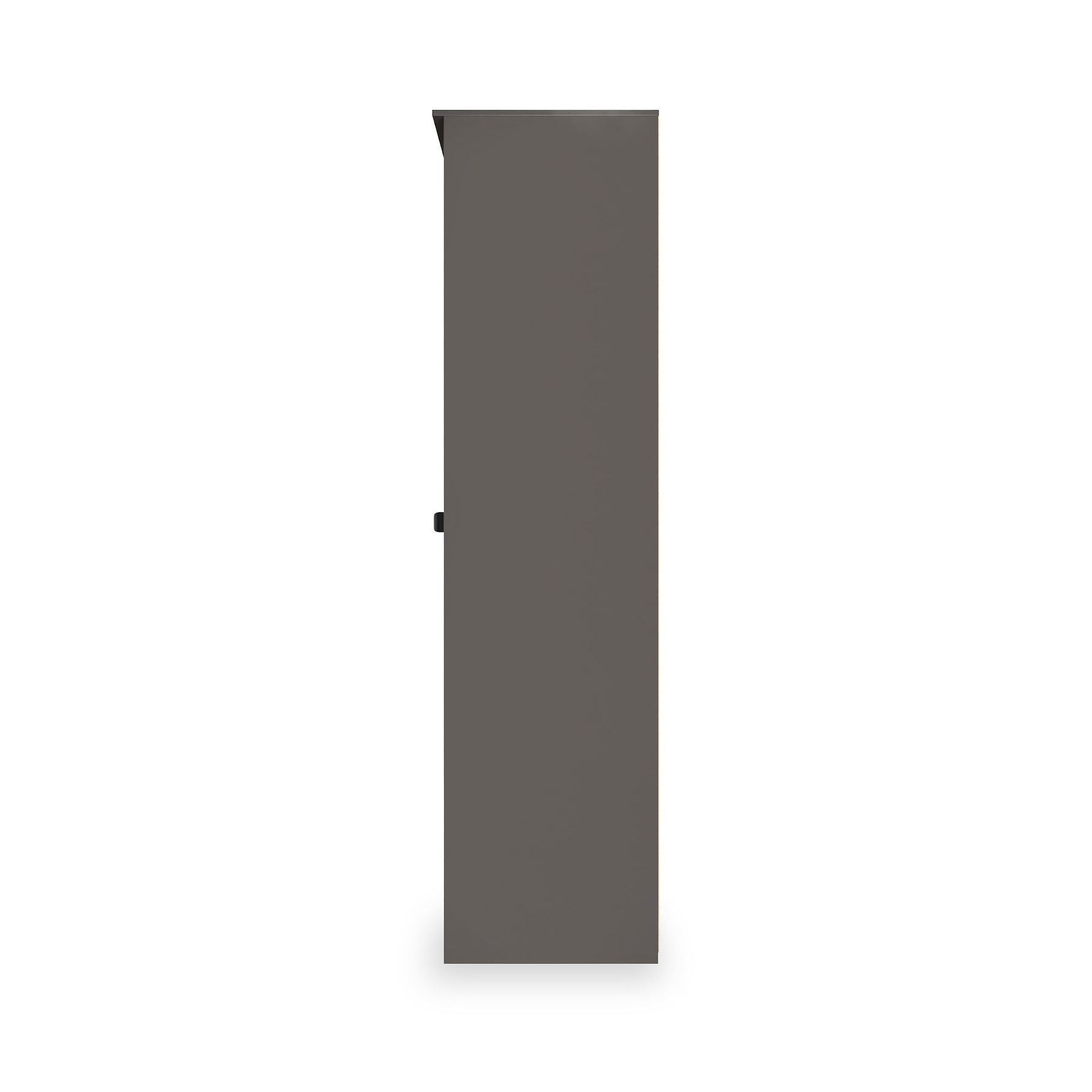Huxley 1 Door Wardrobe With Open Shelves Oak Graphite from Roseland Furniture