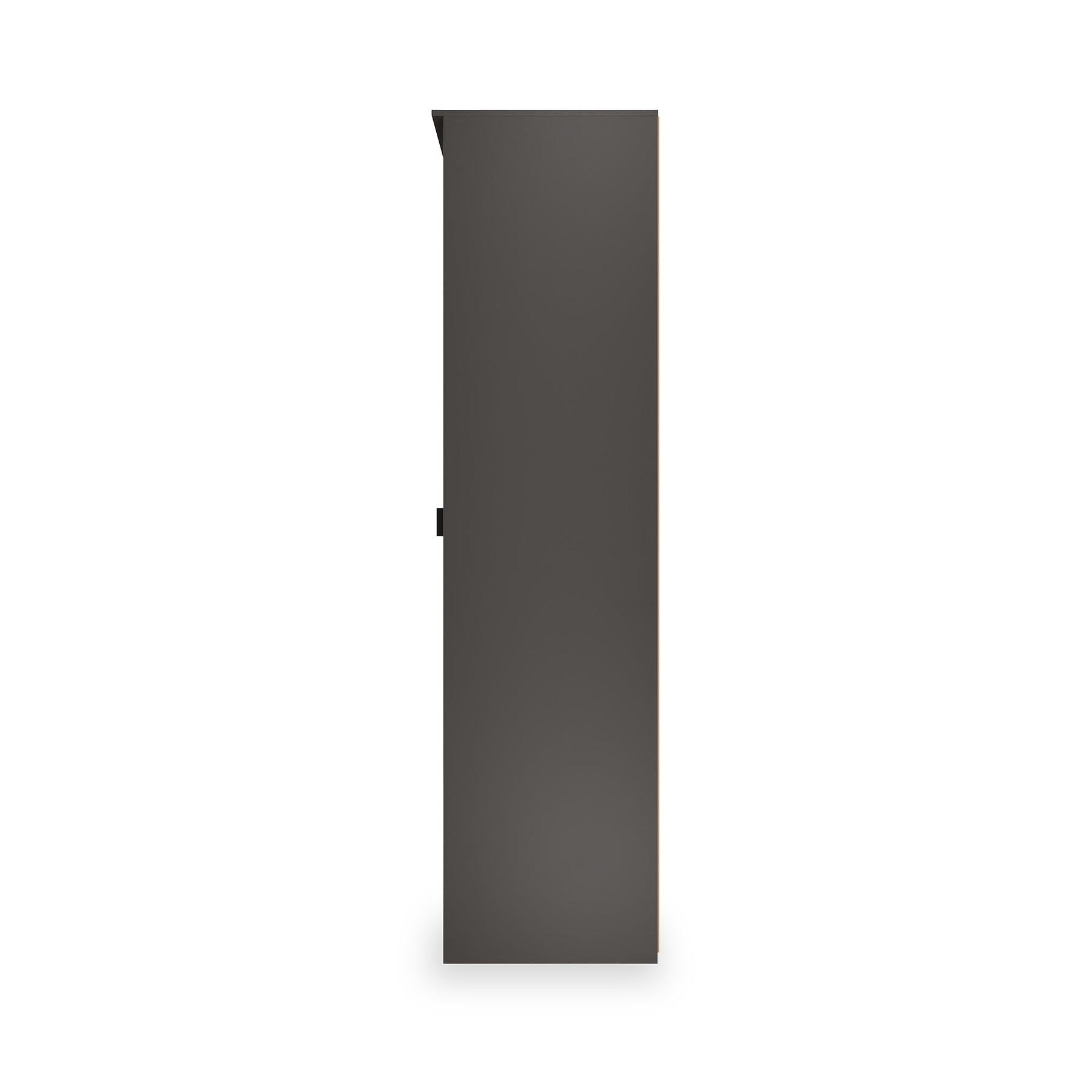 Huxley 1 Door Wardrobe With Open Shelves Oak Graphite from Roseland Furniture