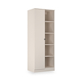 Huxley 1 Door Wardrobe With Open Shelves Cashmere from Roseland Furniture