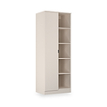 Huxley 1 Door Wardrobe With Open Shelves Cashmere from Roseland Furniture