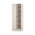 Huxley 1 Door Wardrobe With Open Shelves Cashmere from Roseland Furniture