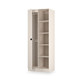 Huxley 1 Door Wardrobe With Open Shelves Cashmere from Roseland Furniture
