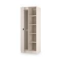 Huxley 1 Door Wardrobe With Open Shelves Cashmere from Roseland Furniture