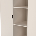 Huxley 1 Door Wardrobe With Open Shelves Cashmere from Roseland Furniture