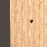 Huxley Full Hanging Wardrobe Oak Graphite from Roseland Furniture