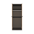 Huxley Full Hanging Wardrobe Oak Graphite from Roseland Furniture