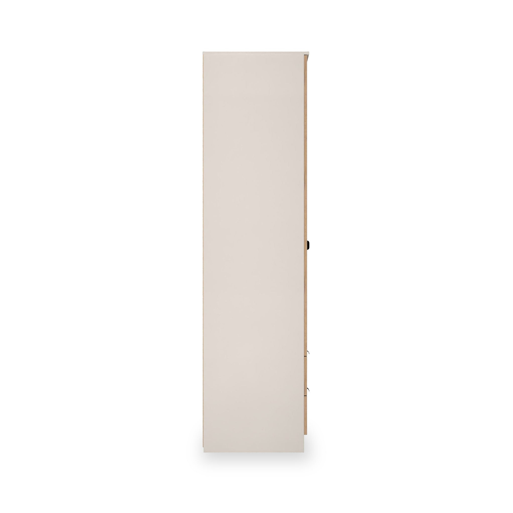 Huxley Double Wardrobe 2 Drawers Oak Cashmere from Roseland Furniture