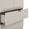 Huxley Double Wardrobe 2 Drawers Cashmere from Roseland Furniture
