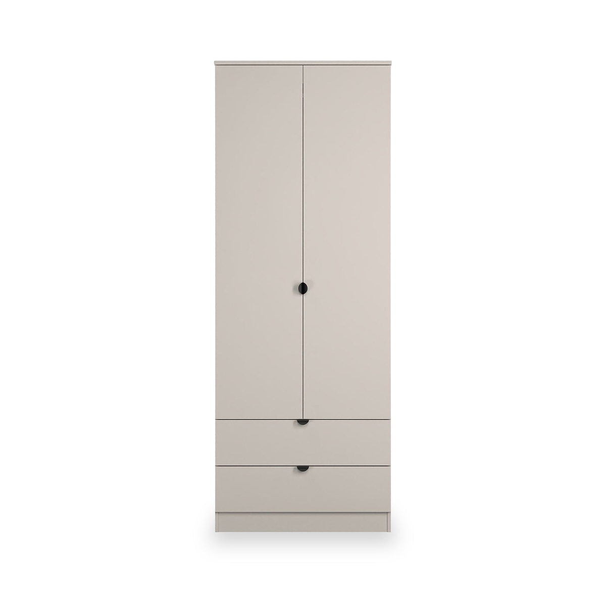 Huxley Double Wardrobe 2 Drawers Cashmere from Roseland Furniture
