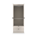 Huxley Double Wardrobe 2 Drawers Cashmere from Roseland Furniture