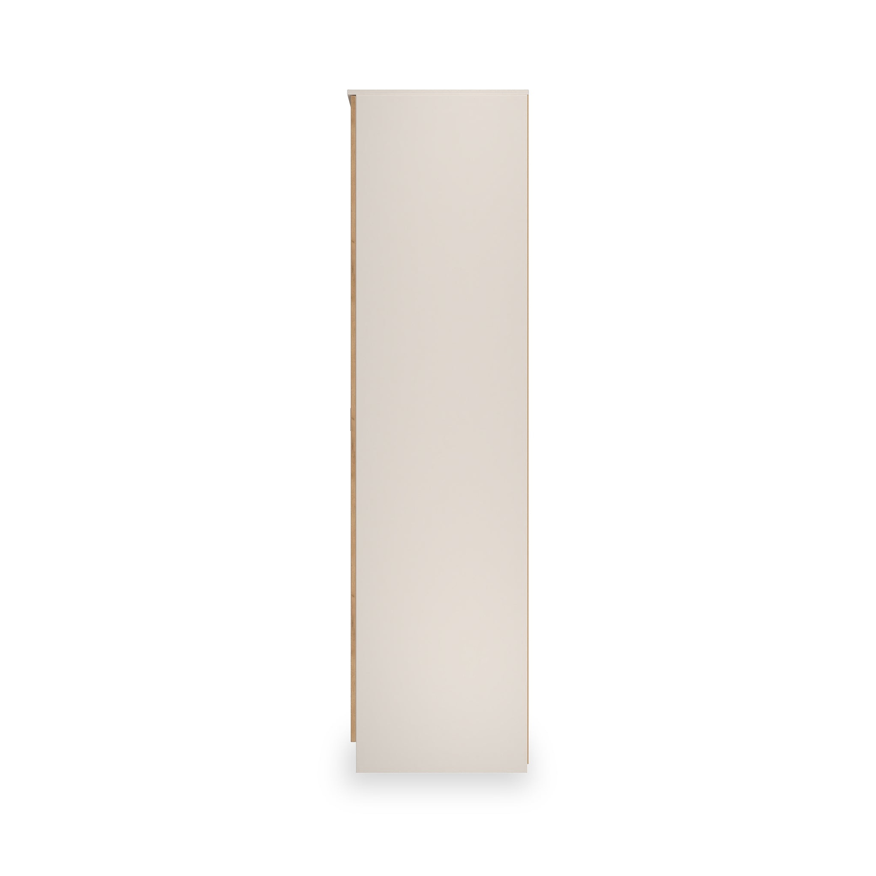 Huxley Triple Wardrobe With Shelves Oak Cashmere from Roseland Furniture