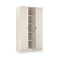 Huxley Triple Wardrobe With Shelves Cashmere from Roseland Furniture