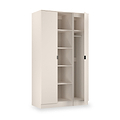 Huxley Triple Wardrobe With Shelves Cashmere from Roseland Furniture