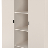 Huxley Triple Wardrobe With Shelves Cashmere from Roseland Furniture