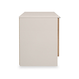 Huxley Compact 2 Door Media Unit Oak Cashmere from Roseland Furniture