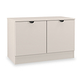 Huxley Compact 2 Door Media Unit Cashmere from Roseland Furniture