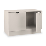 Huxley Compact 2 Door Media Unit Cashmere from Roseland Furniture