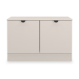 Huxley Compact 2 Door Media Unit Cashmere from Roseland Furniture