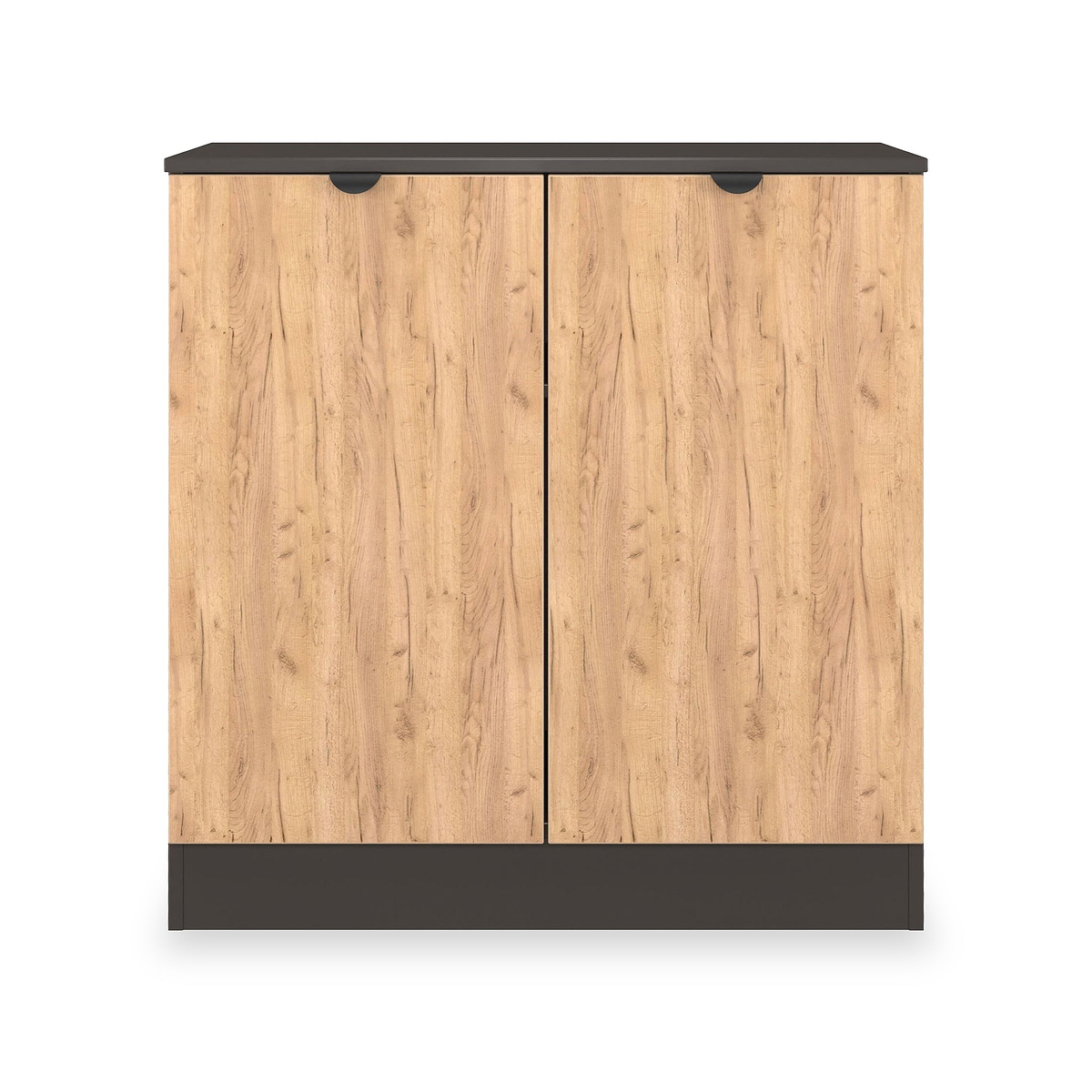 Huxley 2 Door Cabinet Oak Graphite from Roseland Furniture