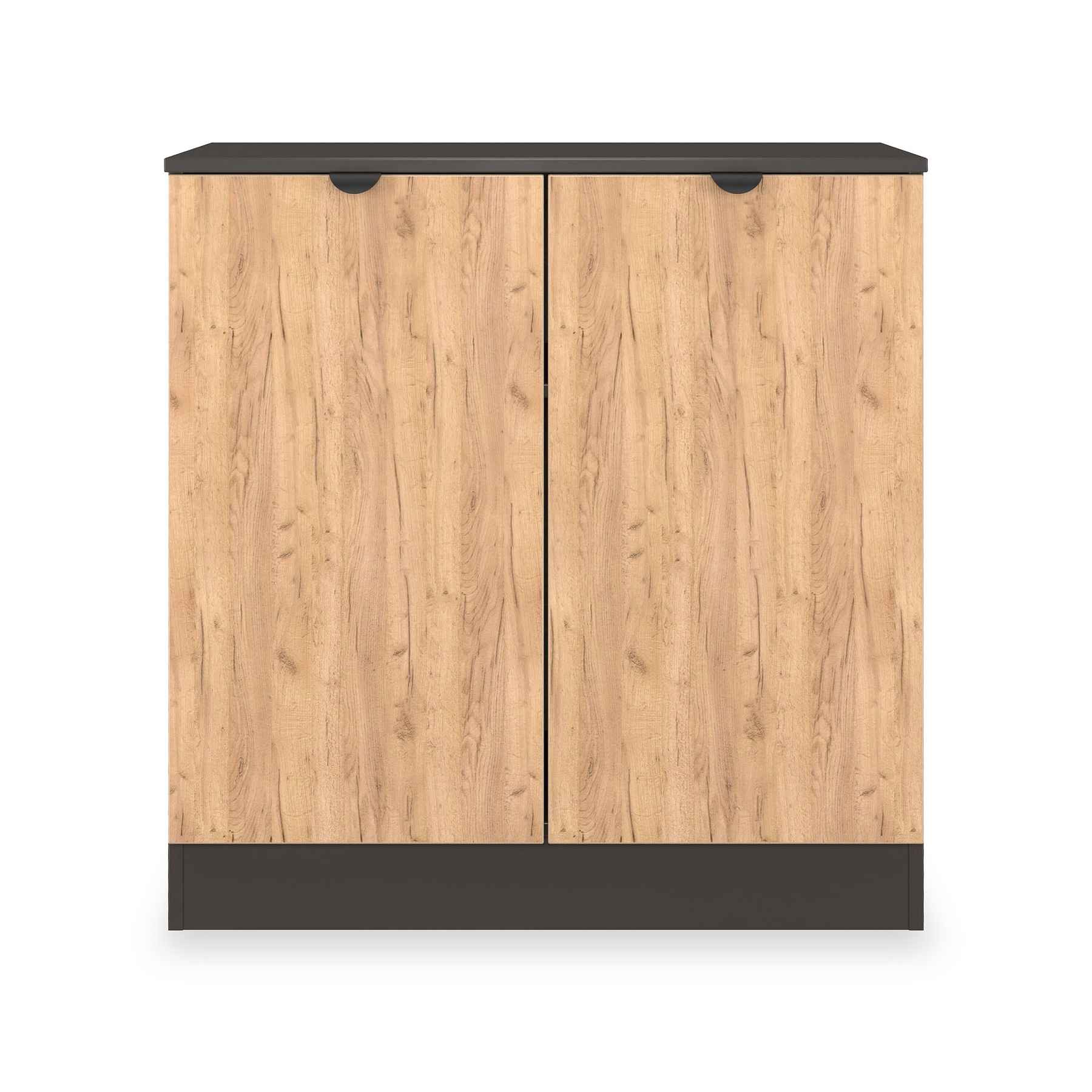 Huxley 2 Door Cabinet Oak Graphite from Roseland Furniture