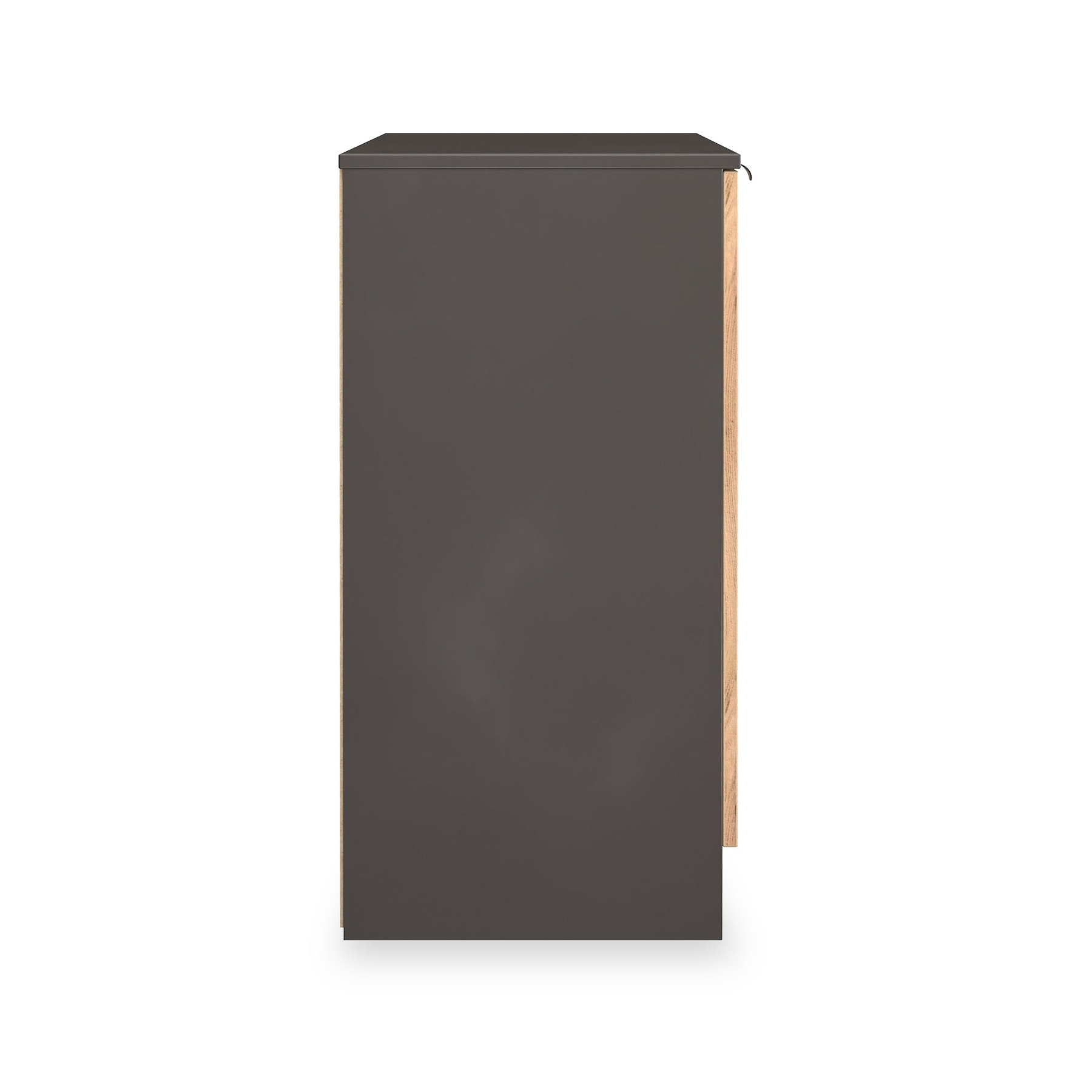 Huxley 2 Door Cabinet Oak Graphite from Roseland Furniture