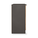 Huxley 3 Door Sideboard Oak Graphite from Roseland Furniture