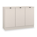 Huxley 3 Door Sideboard Cashmere from Roseland Furniture