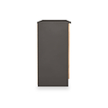 Huxley 2 Door 3 Drawer Sideboard Oak Graphite from Roseland Furniture