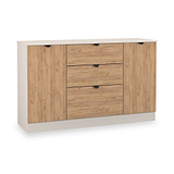 Huxley 2 Door 3 Drawer Sideboard Oak Cashmere from Roseland Furniture