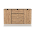Huxley 2 Door 3 Drawer Sideboard Oak Cashmere from Roseland Furniture