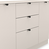 Huxley 2 Door 3 Drawer Sideboard Cashmere from Roseland Furniture