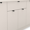Huxley 4 Door 1 Drawer Sideboard Cashmere from Roseland Furniture