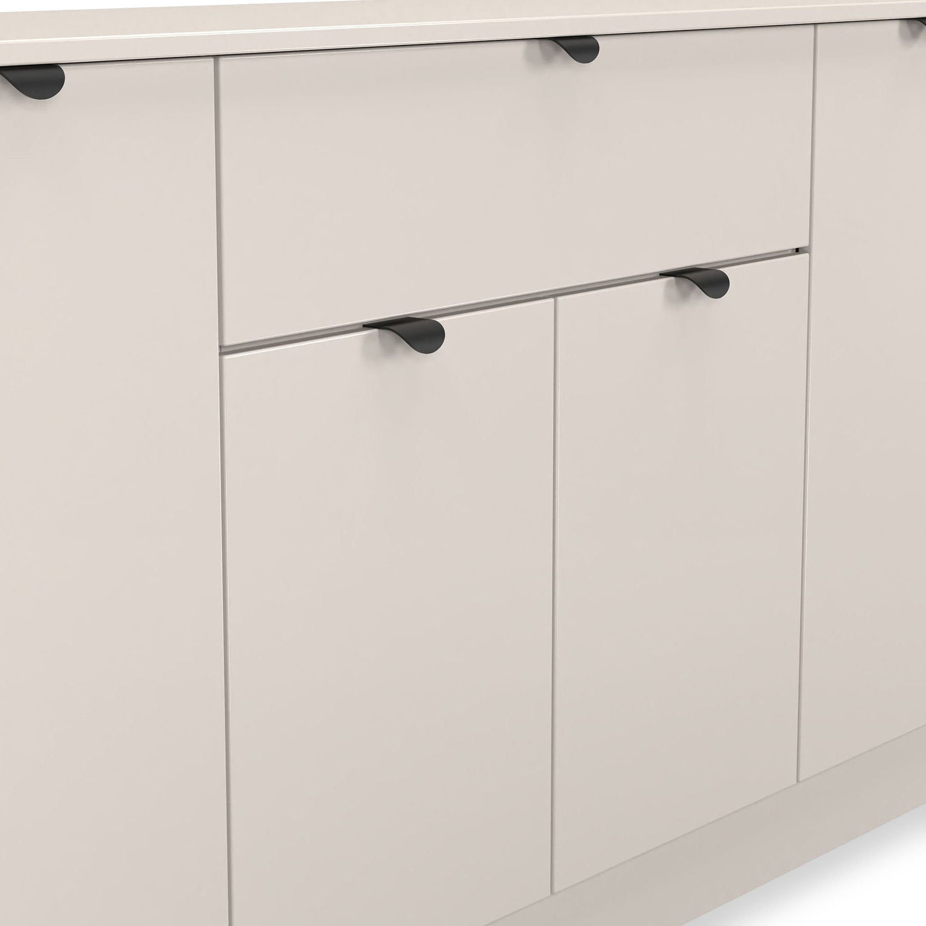 Huxley 4 Door 1 Drawer Sideboard Cashmere from Roseland Furniture