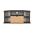 Huxley Corner TV Unit Oak Graphite from Roseland Furniture