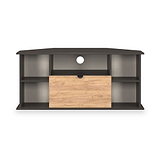 Huxley Corner TV Unit Oak Graphite from Roseland Furniture