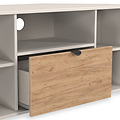 Huxley Corner TV Unit Oak Cashmere from Roseland Furniture